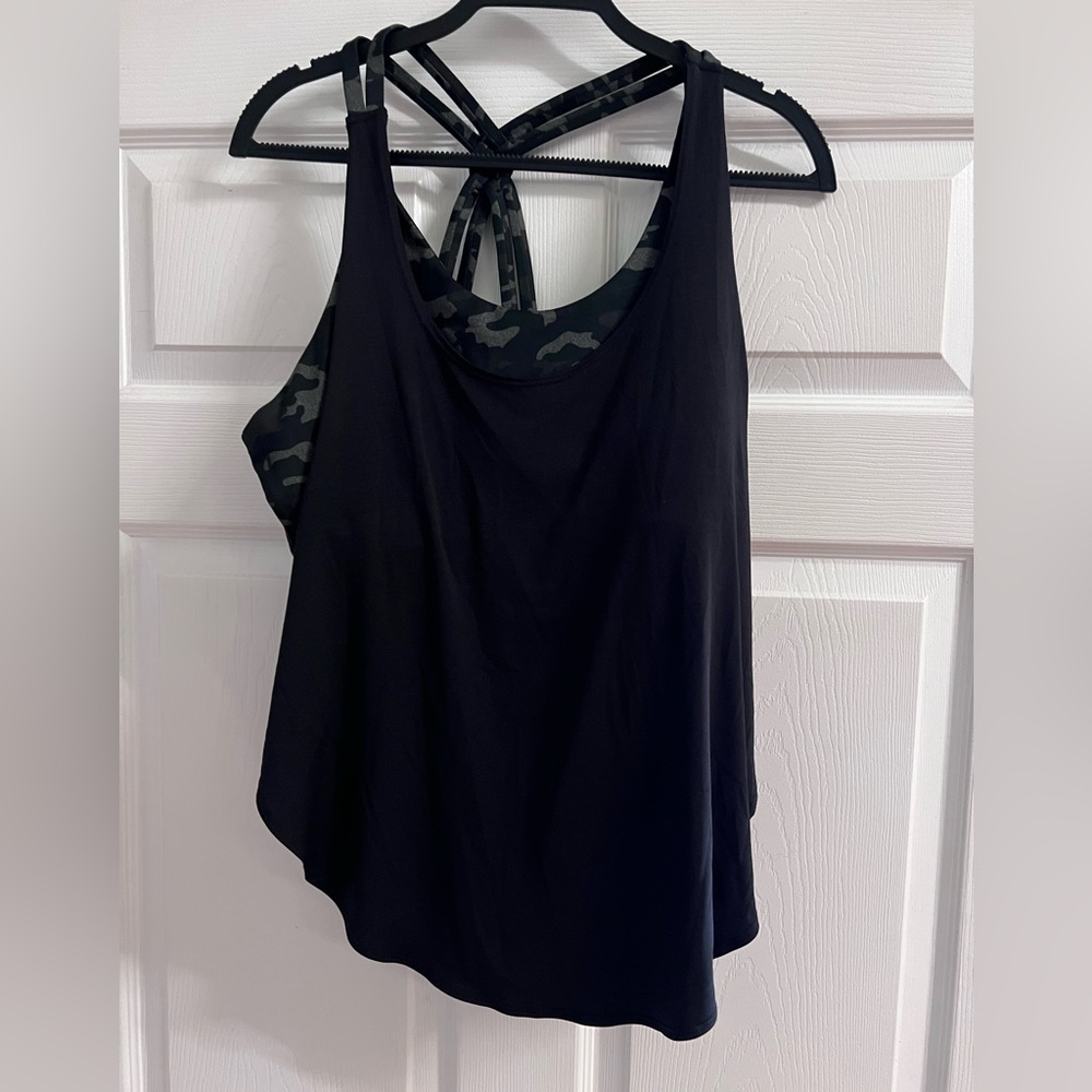 Black Strappy Women's Top